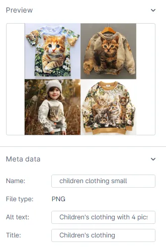 Tags in Shopware Media Library