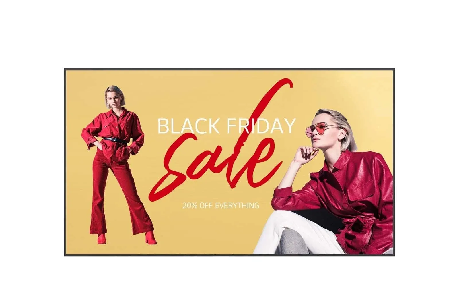 LG 110-Zoll-Digital-Signage-Display aus dem Displaynd-Sortiment — 4K UHD für den Einsatz im Handel